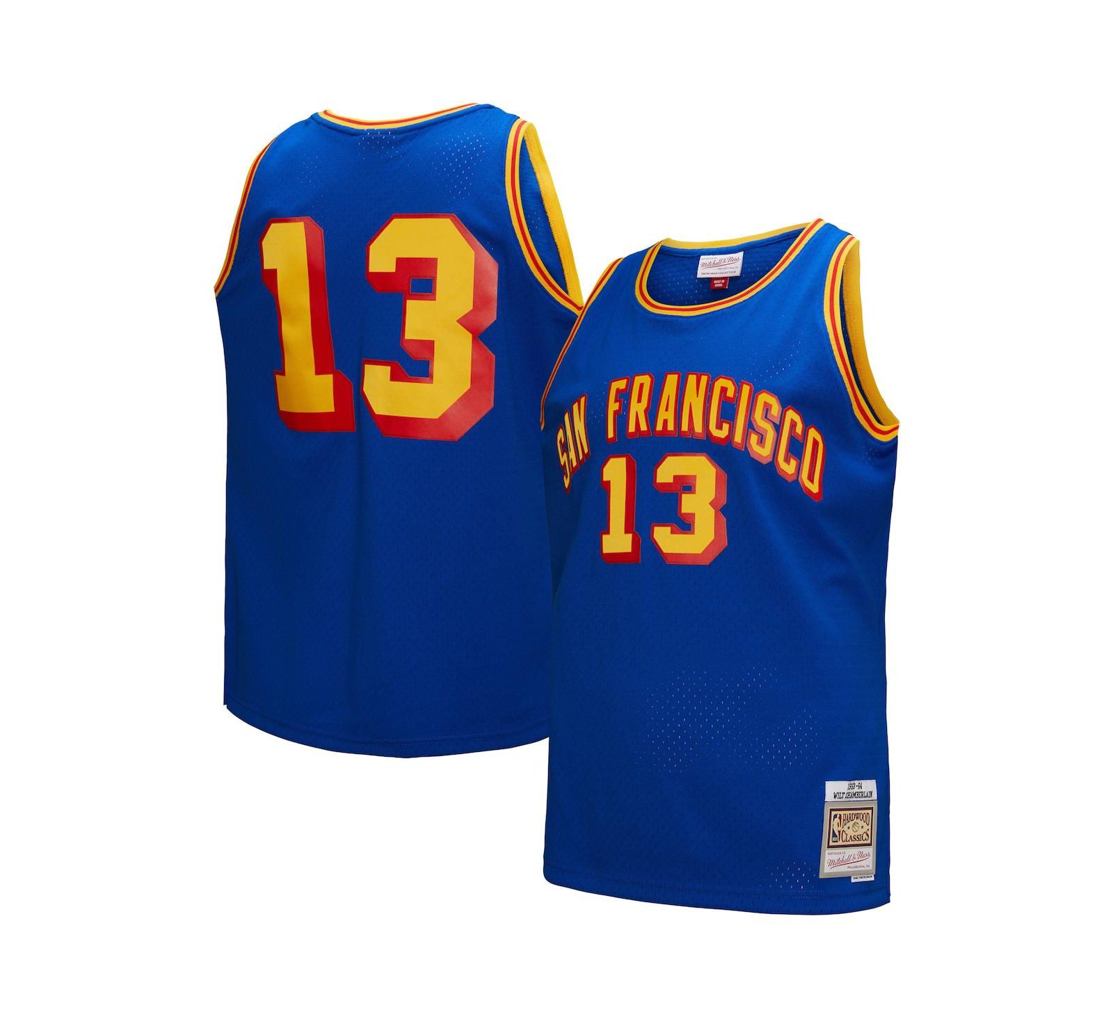 Mitchell & Ness Мужская джерси Wilt Chamberlain Hardwood Classics 1963/64, San Francisco Warriors