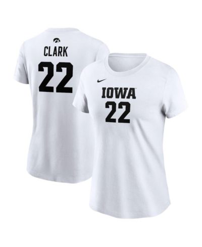 Nike Women's Caitlin Clark White Iowa Hawkeyes Retired Player Name & Number T-Shirt