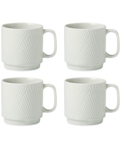 Lenox Modulus Textured Mugs, Set of 4