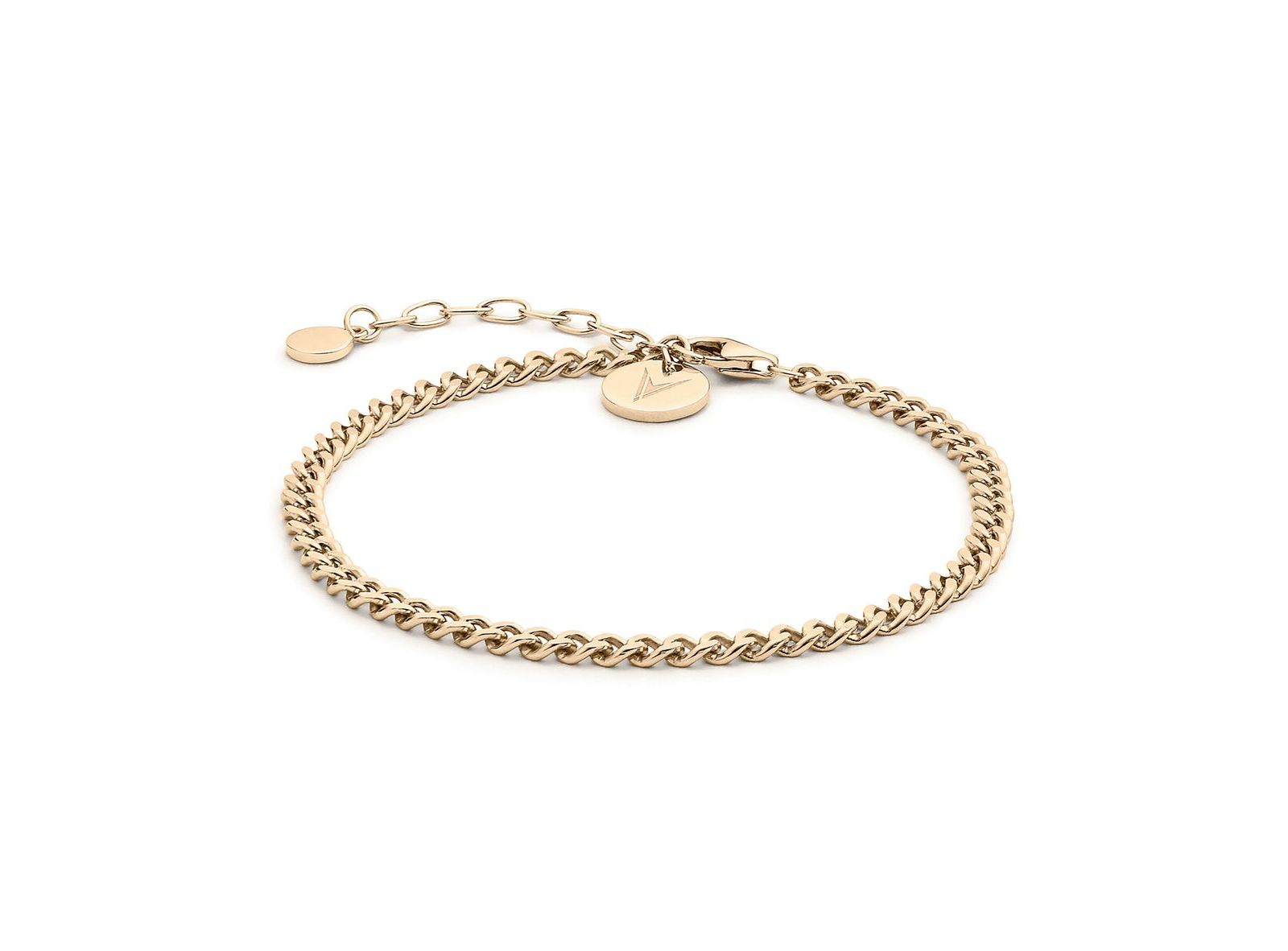 Vincero Женский браслет Cuban Link из позолоченной стали
