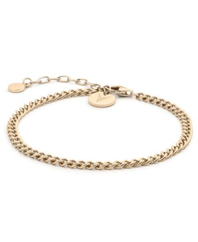 Vincero Женский браслет Cuban Link из позолоченной стали