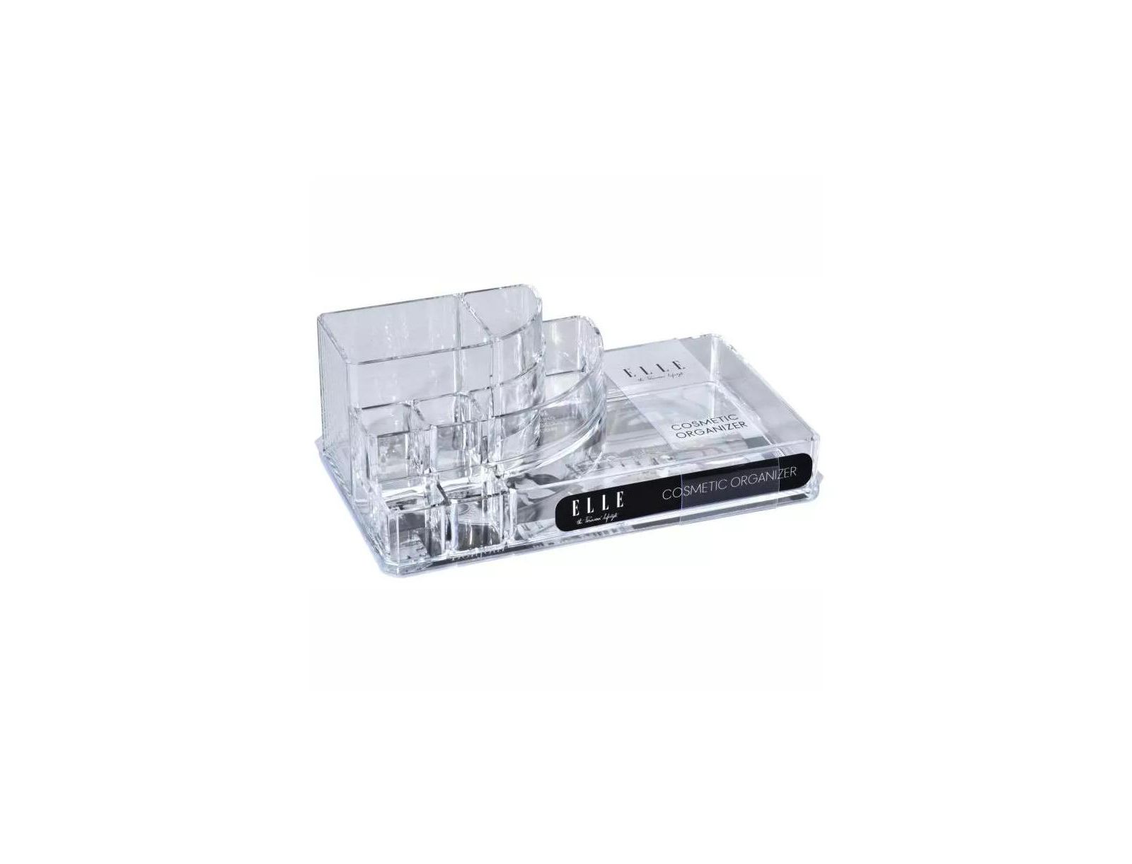 Acrylic Cosmetic Organizer – Clear Makeup & Skincare Storage, Holder for Brushes & Beauty Supplies