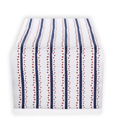 Tableau Mini Stars and Stripes Americana Table Runner, 72" x 14"