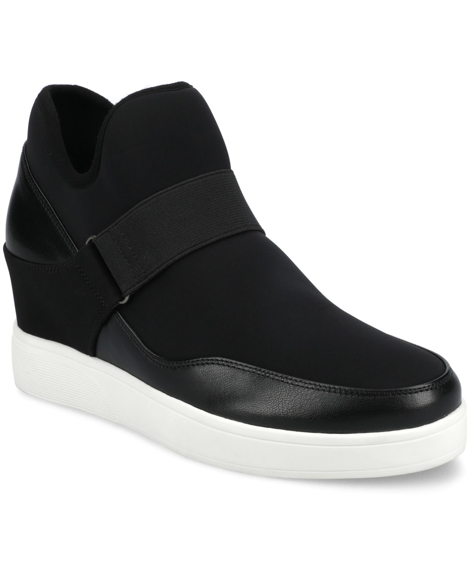 Journee Collection Женские Damari Stretch Wedge Sneakers