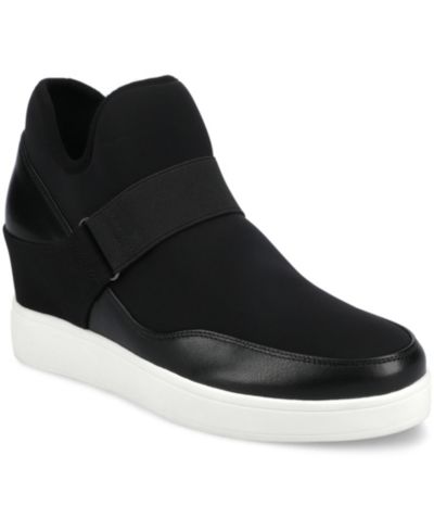 Journee Collection Женские Damari Stretch Wedge Sneakers