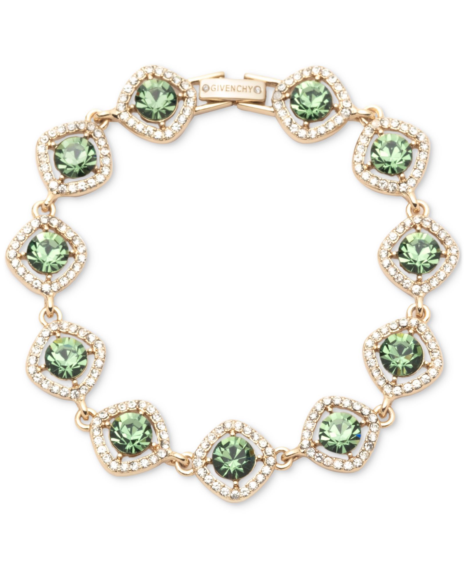 Браслет Givenchy Pavé & Round Crystal Halo Flex