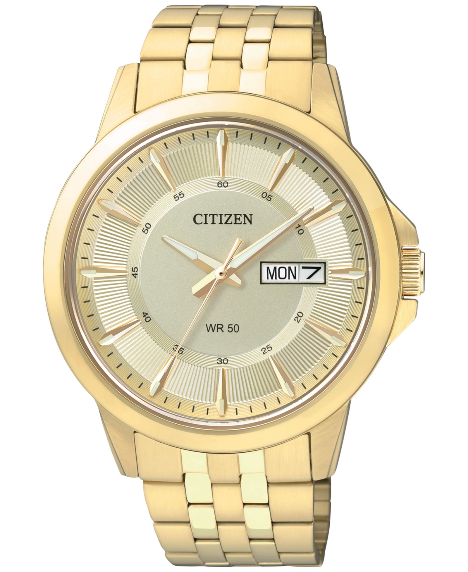 Citizen Мужские часы с золотистым браслетом, 41mm