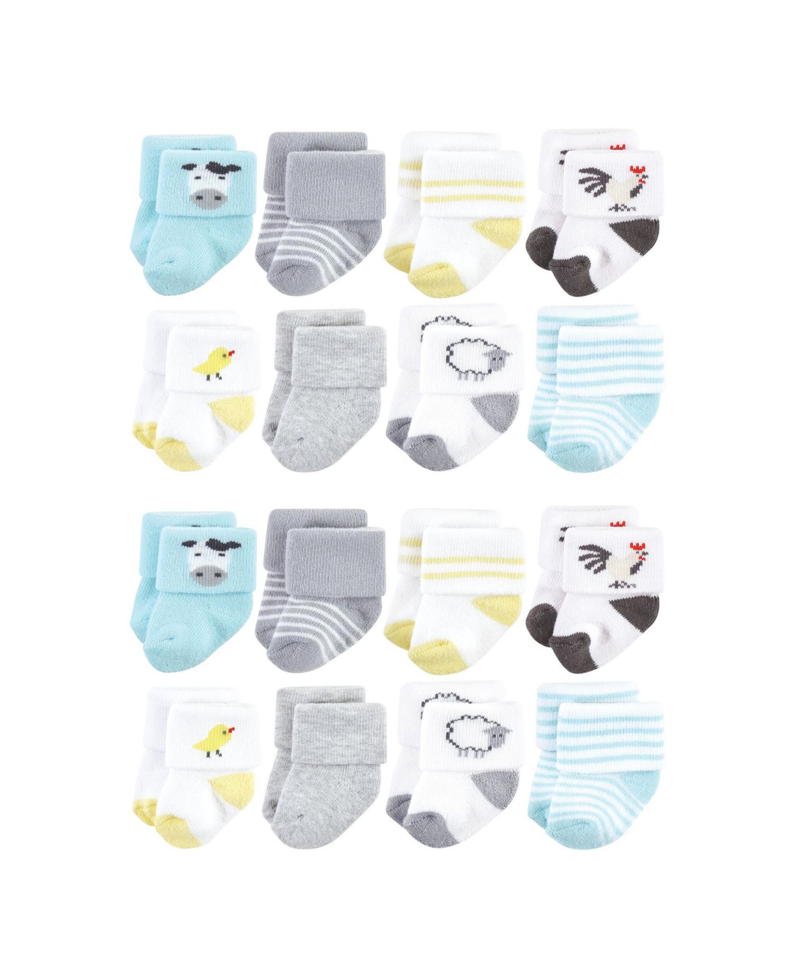 Hudson Baby Baby Boys Hudson Unisex Plush Cotton-Blend Unisex Terry Socks