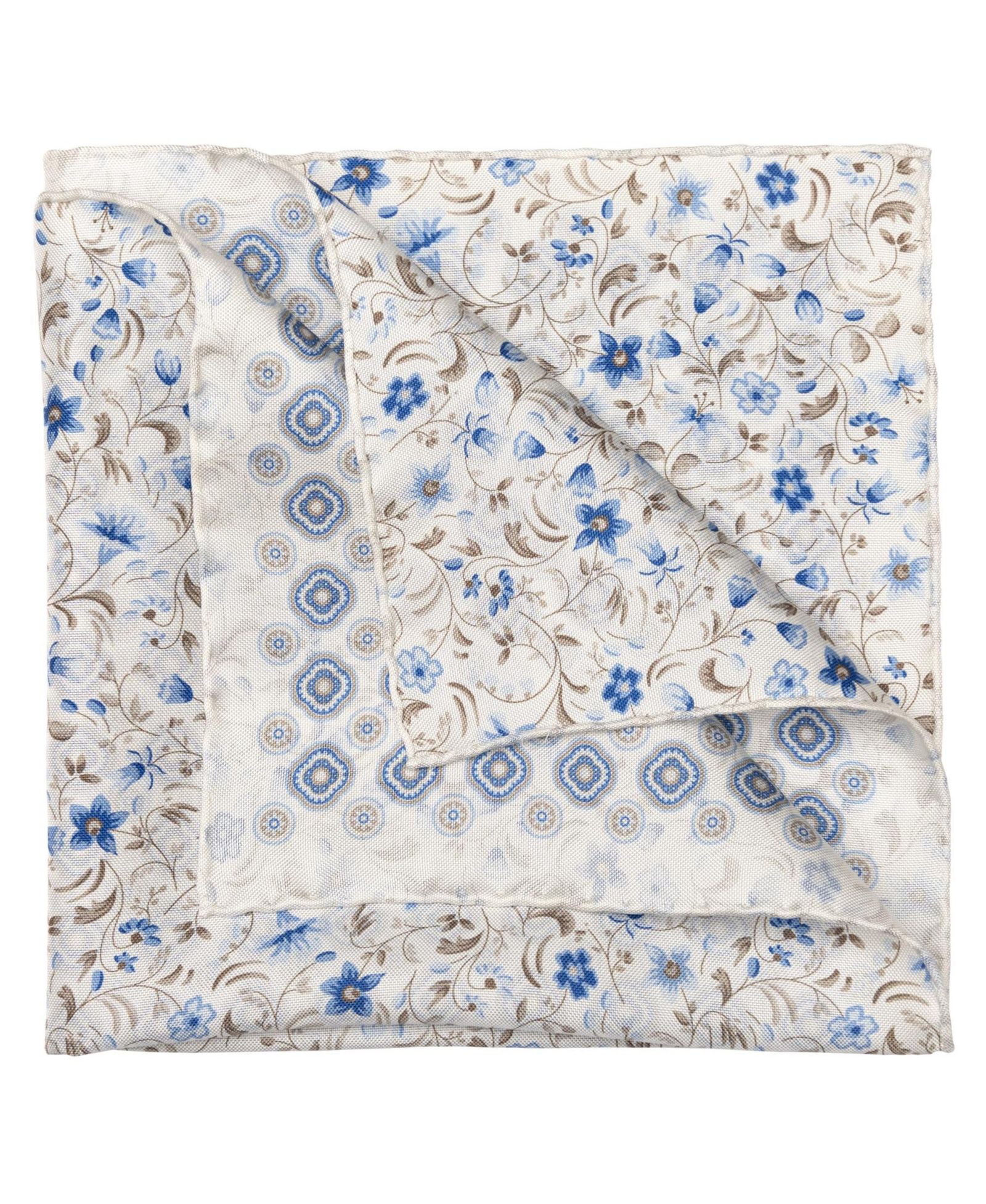 Мужской шелковый платок Elizabetta Italo Double Sided Silk Pocket Square