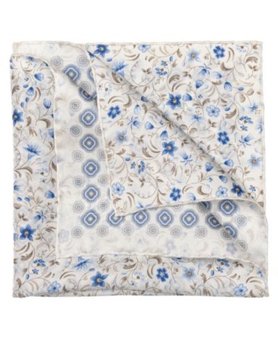 Мужской шелковый платок Elizabetta Italo Double Sided Silk Pocket Square