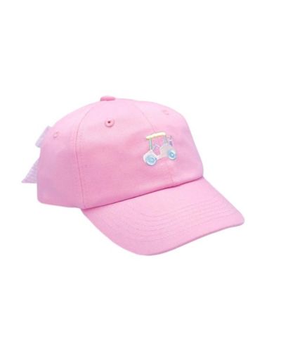 Детская бейсболка Bits & Bows Rainbow Golf Cart Bow Pink