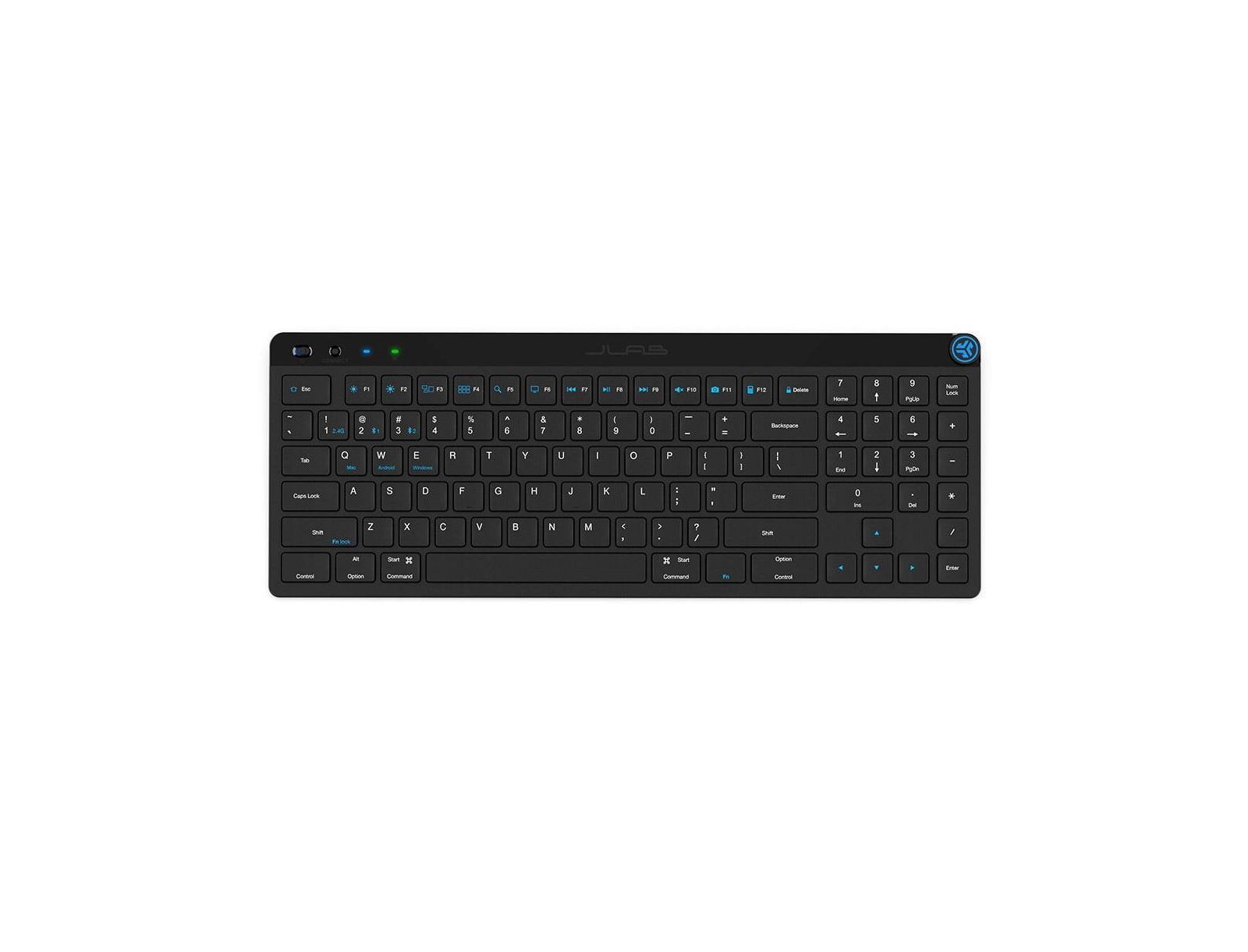 Jlab JBuds Wireless Bluetooth Full-Size Keyboard for Laptop, Phone and Tablet