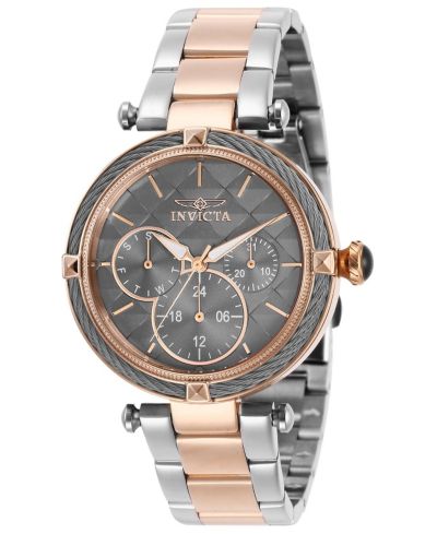 Invicta Women's 28963 Bolt  Quartz 3 Hand Gunmetal Dial Watch