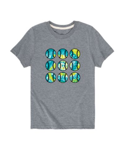 Hybrid Toddler Boys Tie Dye Baseball Graphic T-Shirt