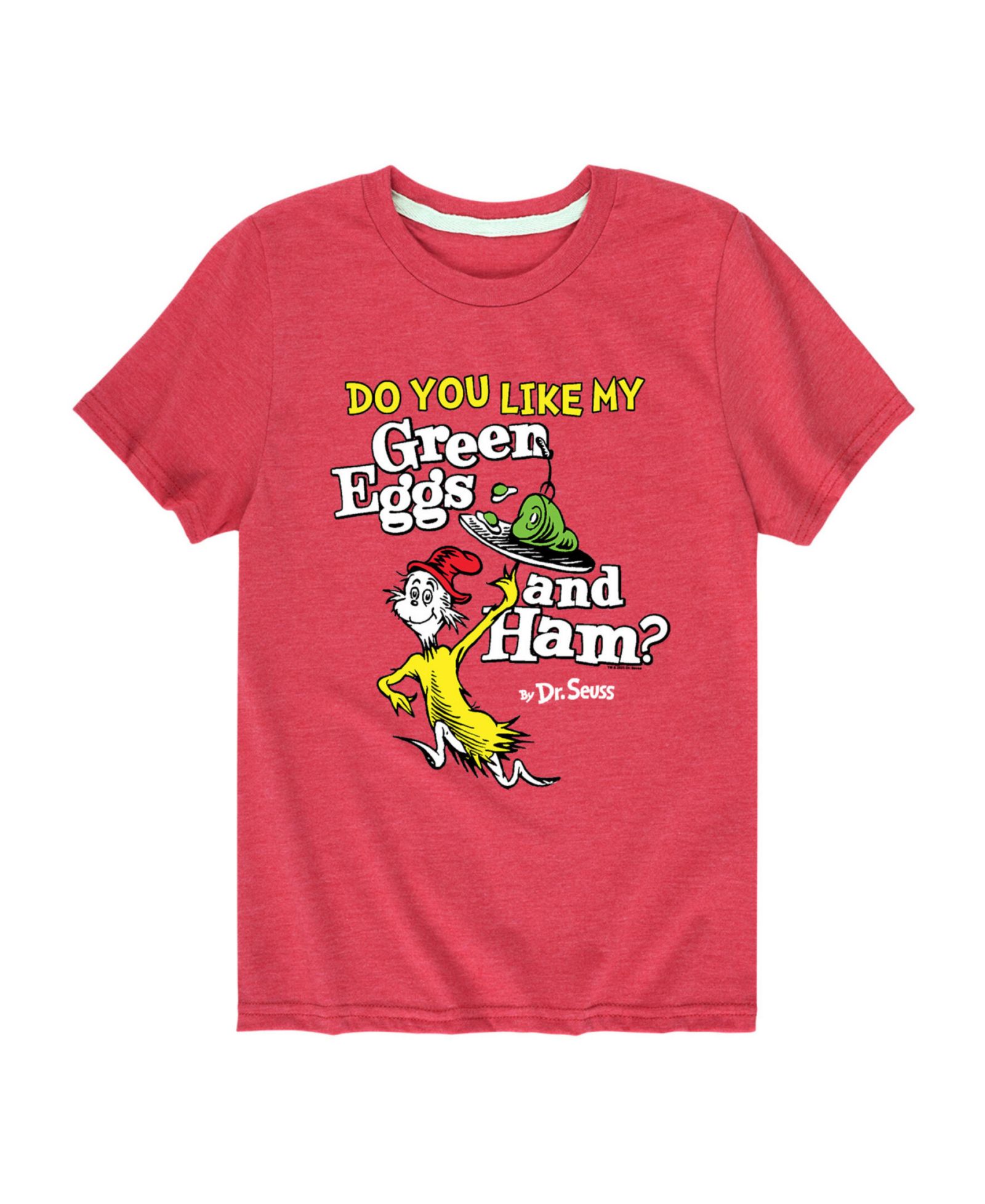 Dr. Seuss Детская футболка для малышей с принтом Green Eggs Ham