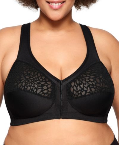 Glamorise Plus Size Magic Lift бюстгальтер с передней застежкой, без косточек #1206