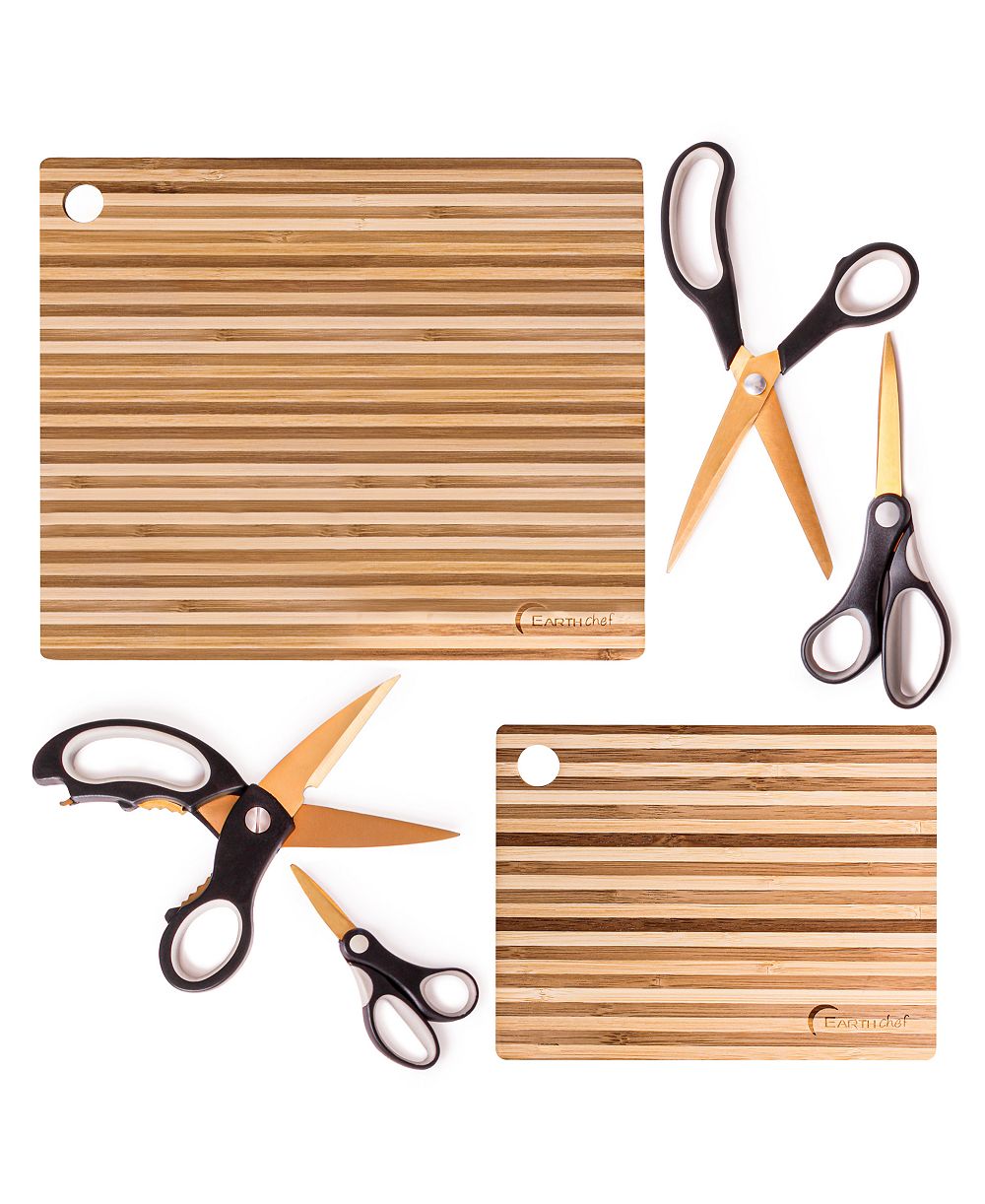 BergHOFF Essential 6-Piece Zolotye Nozhnitsy i Doska Set