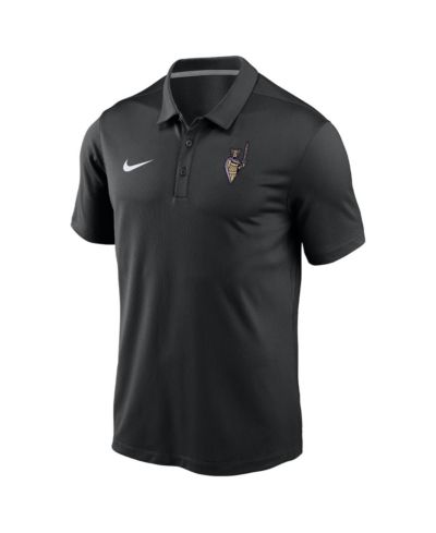 Nike Men's and Women's Eclipse Black Golden State Valkyries Secondary Logo Varsity Polo Shirt