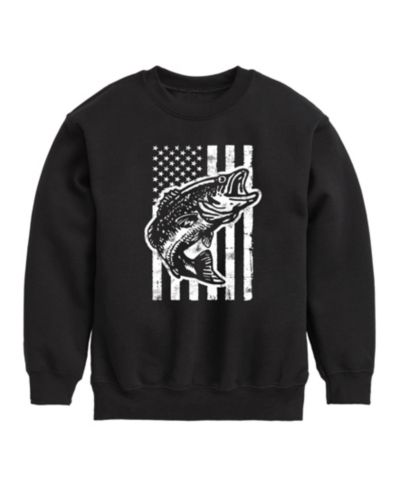 Детская флисовая футболка Hybrid Americana Flag Fish Graphic