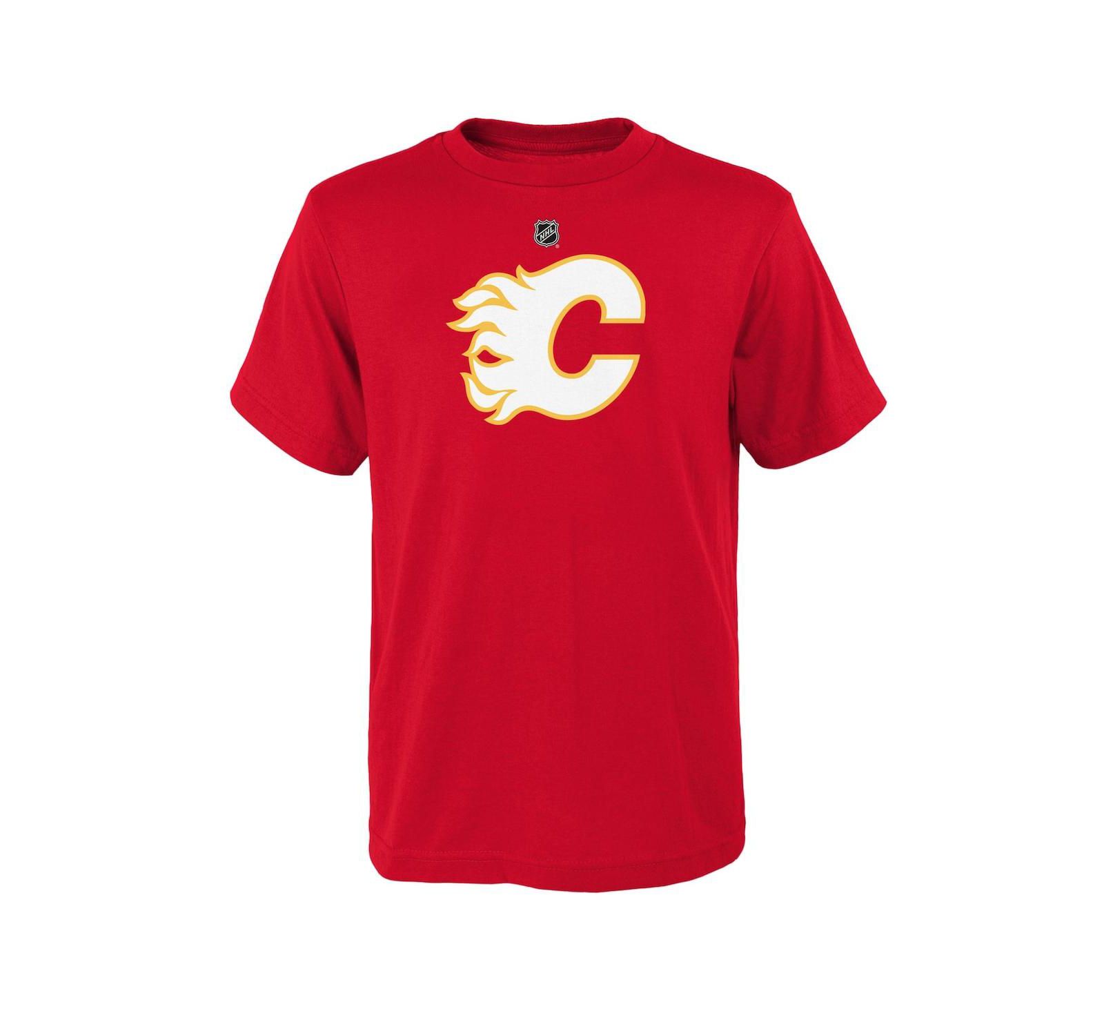 Детская футболка Outerstuff Red Calgary Flames с основным логотипом