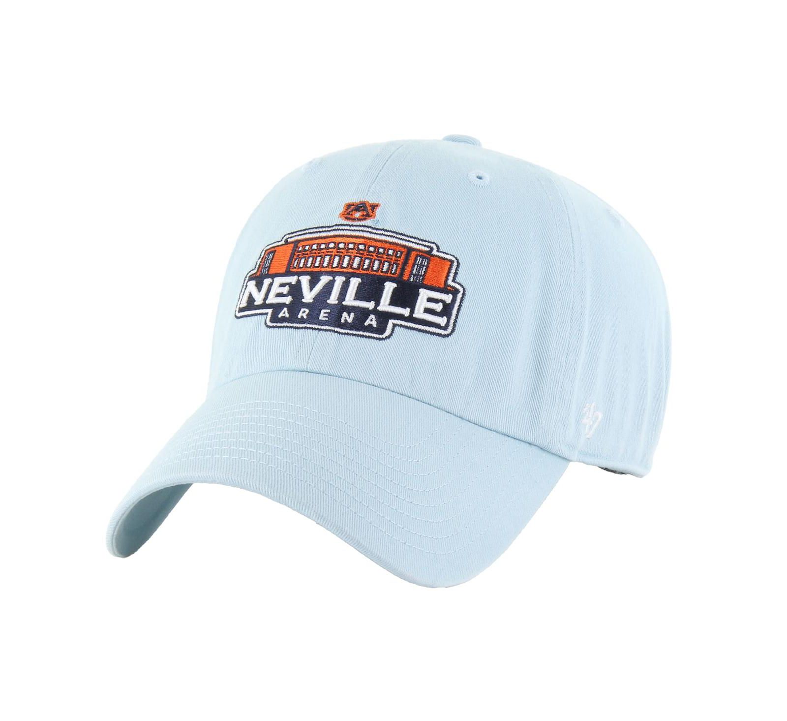 '47 Brand Мужская регулируемая кепка Auburn Tigers Clean Up, светло-голубая