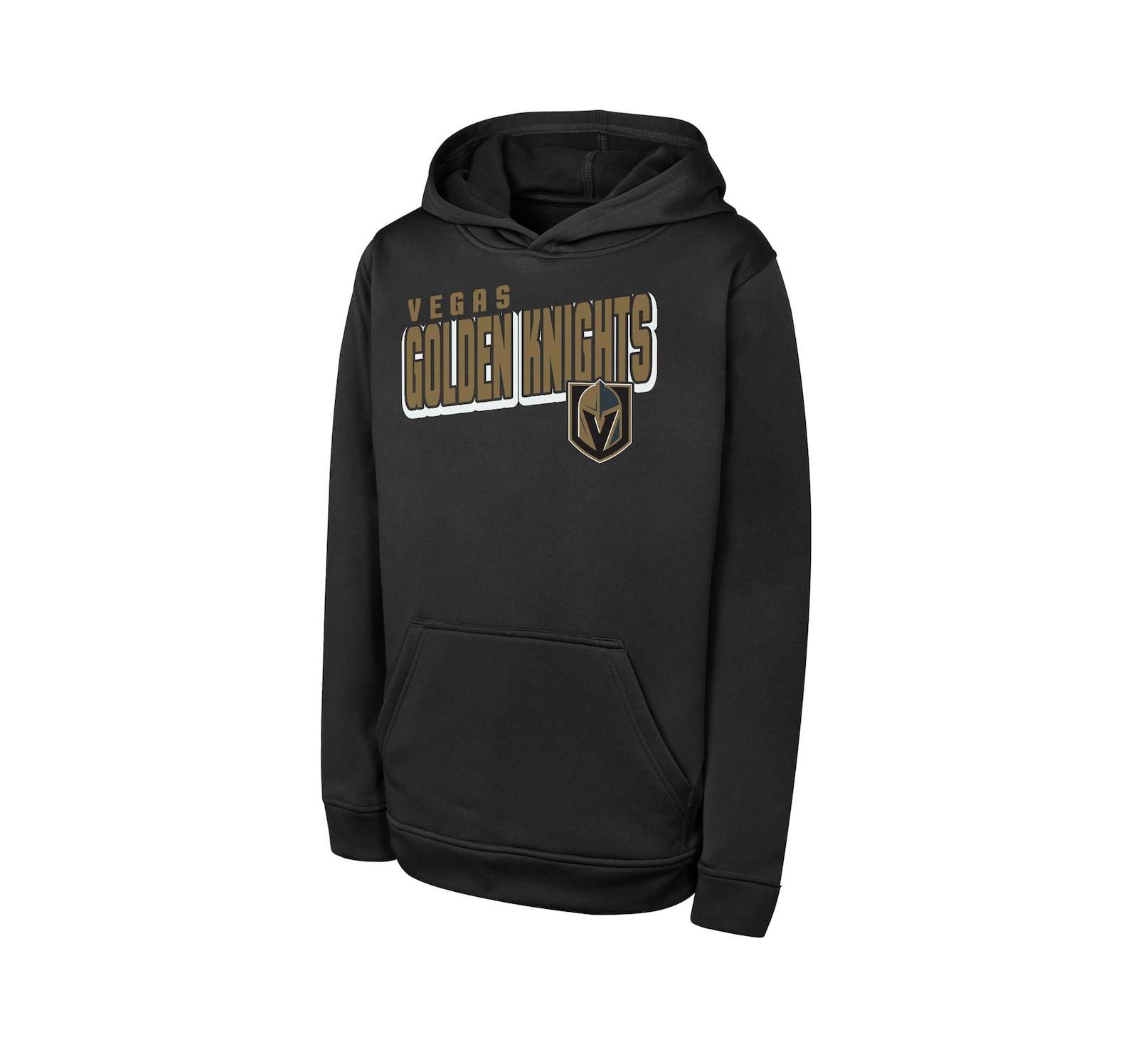 Худи Outerstuff Cyber Punk для мальчиков и девочек, черный Vegas Golden Knights