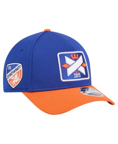New Era Мужская кепка 9FORTY M-Crown регулируемая Royal FC Cincinnati 2025 Jersey Hook