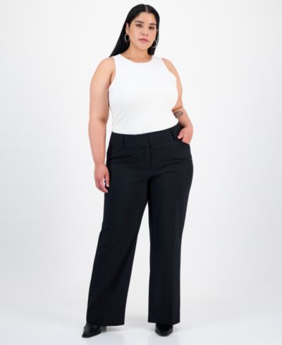 Брюки I.N.C. International Concepts Plus and Petite Plus Size Curvy Bootcut