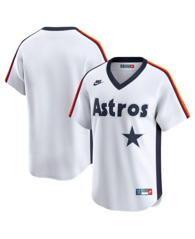 Nike Men's White Houston Astros Throwback Cooperstown Collection Limited Jersey