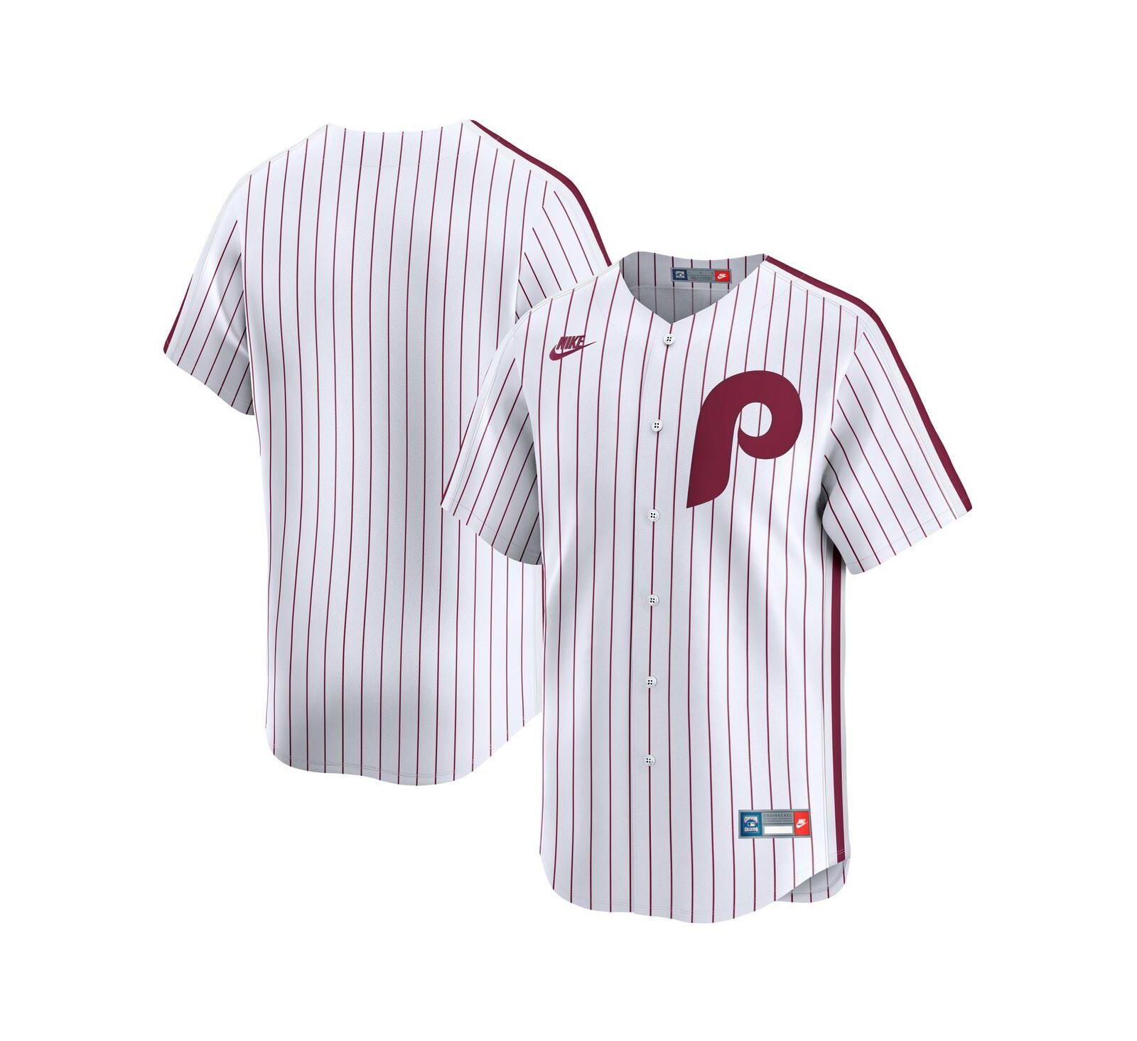 Nike Мужская джерси Philadelphia Phillies Throwback Cooperstown Collection Limited