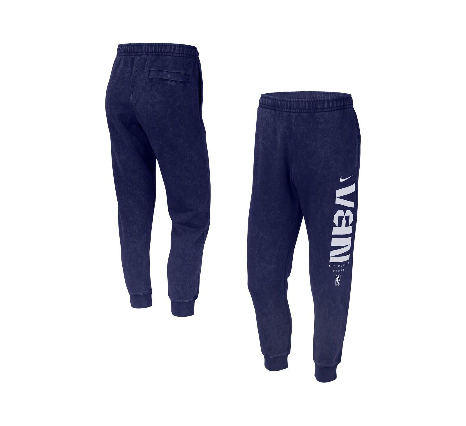 Nike Men's Navy NBA All-World Hoops Club Washed Jogger Pants