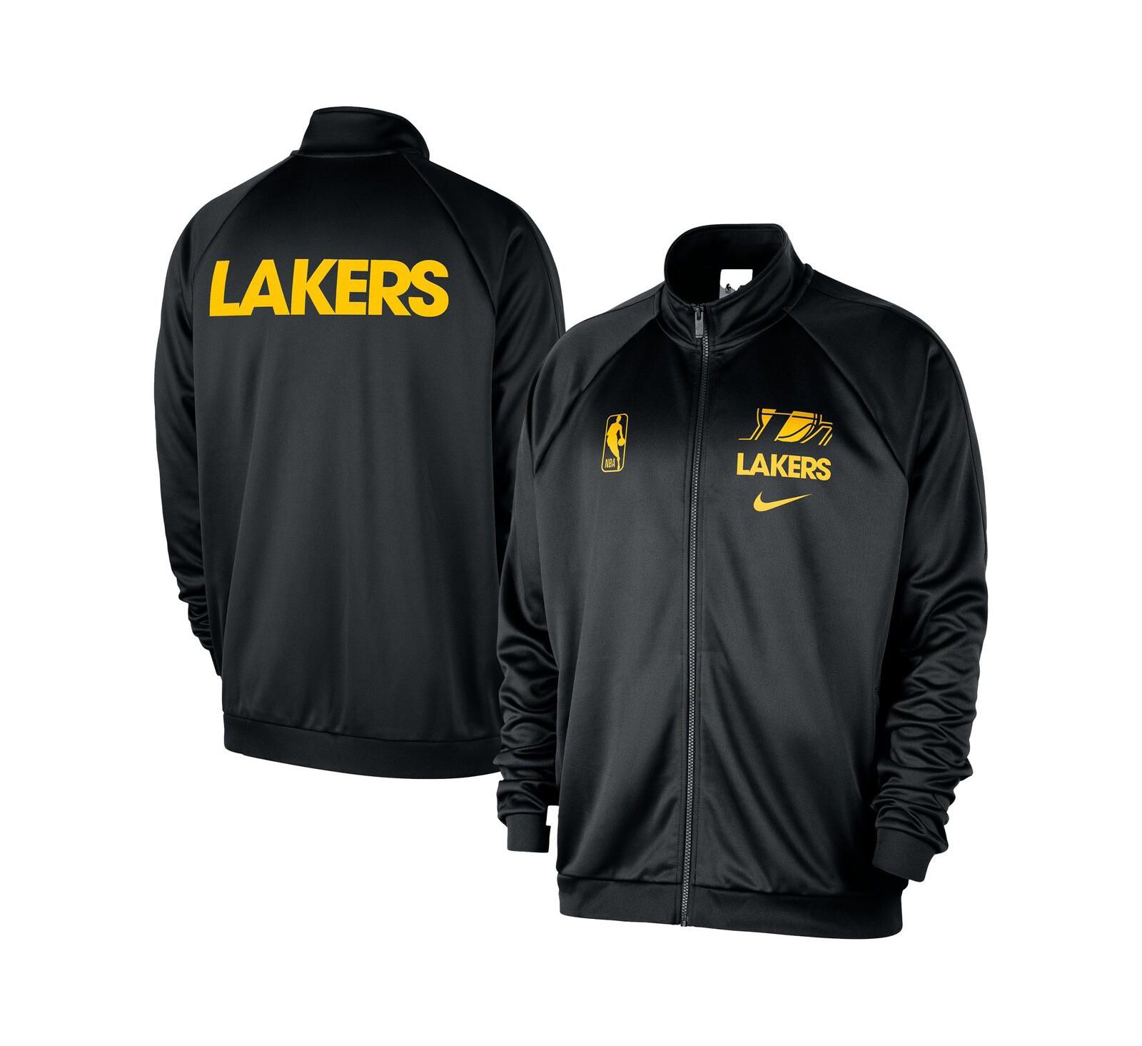 Nike Мужская спортивная куртка Full-Zip Black Los Angeles Lakers Courtside Pique Club