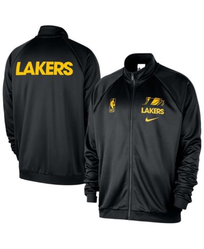Nike Мужская спортивная куртка Full-Zip Black Los Angeles Lakers Courtside Pique Club