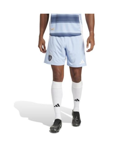Мужские шорты adidas Sporting Kansas City Home 2025 One KC Authentic Light Blue