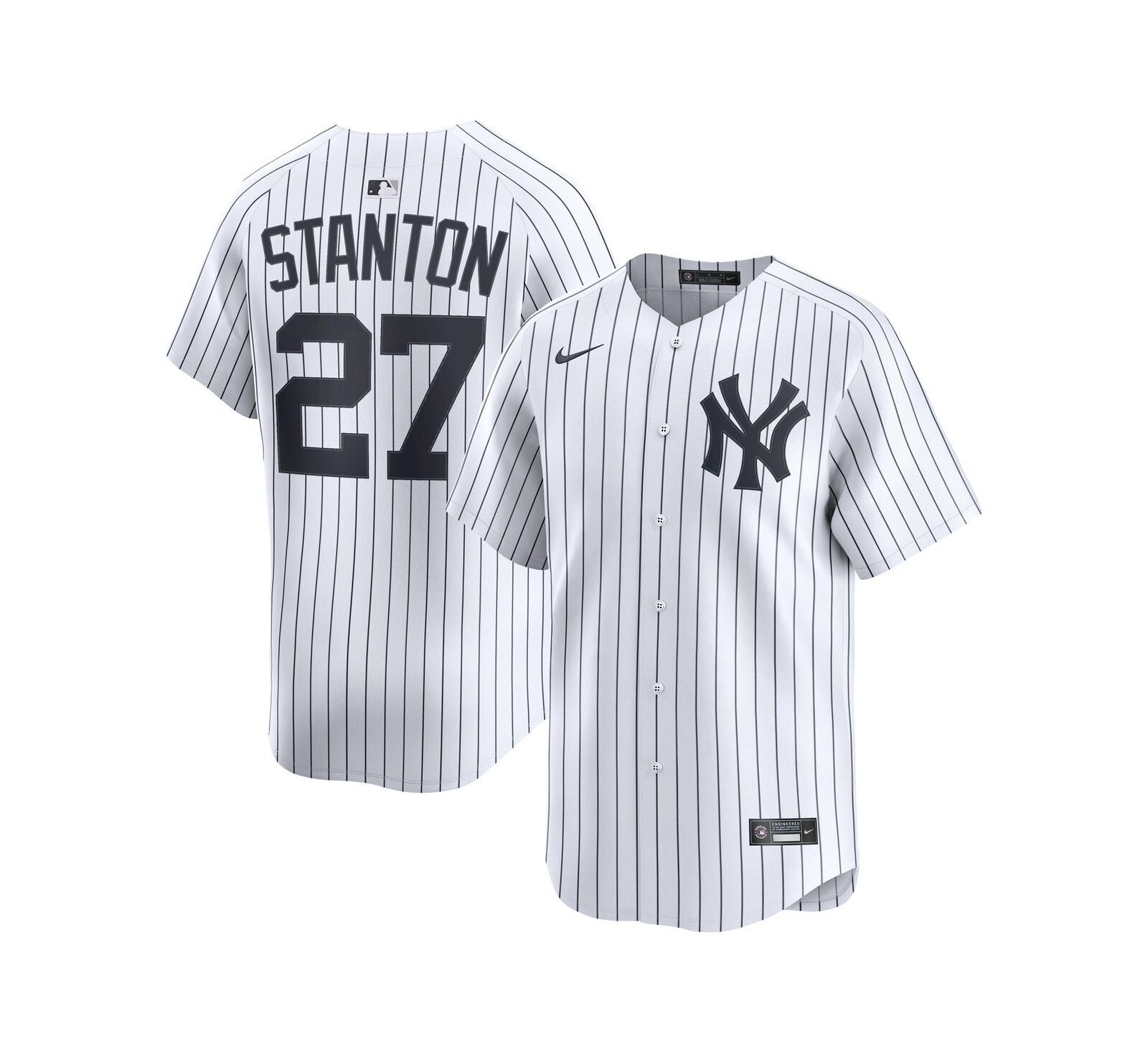 Nike Men's Giancarlo Stanton White New York Yankees Home Limited Player Jersey