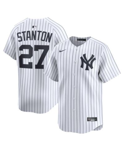 Nike Men's Giancarlo Stanton White New York Yankees Home Limited Player Jersey