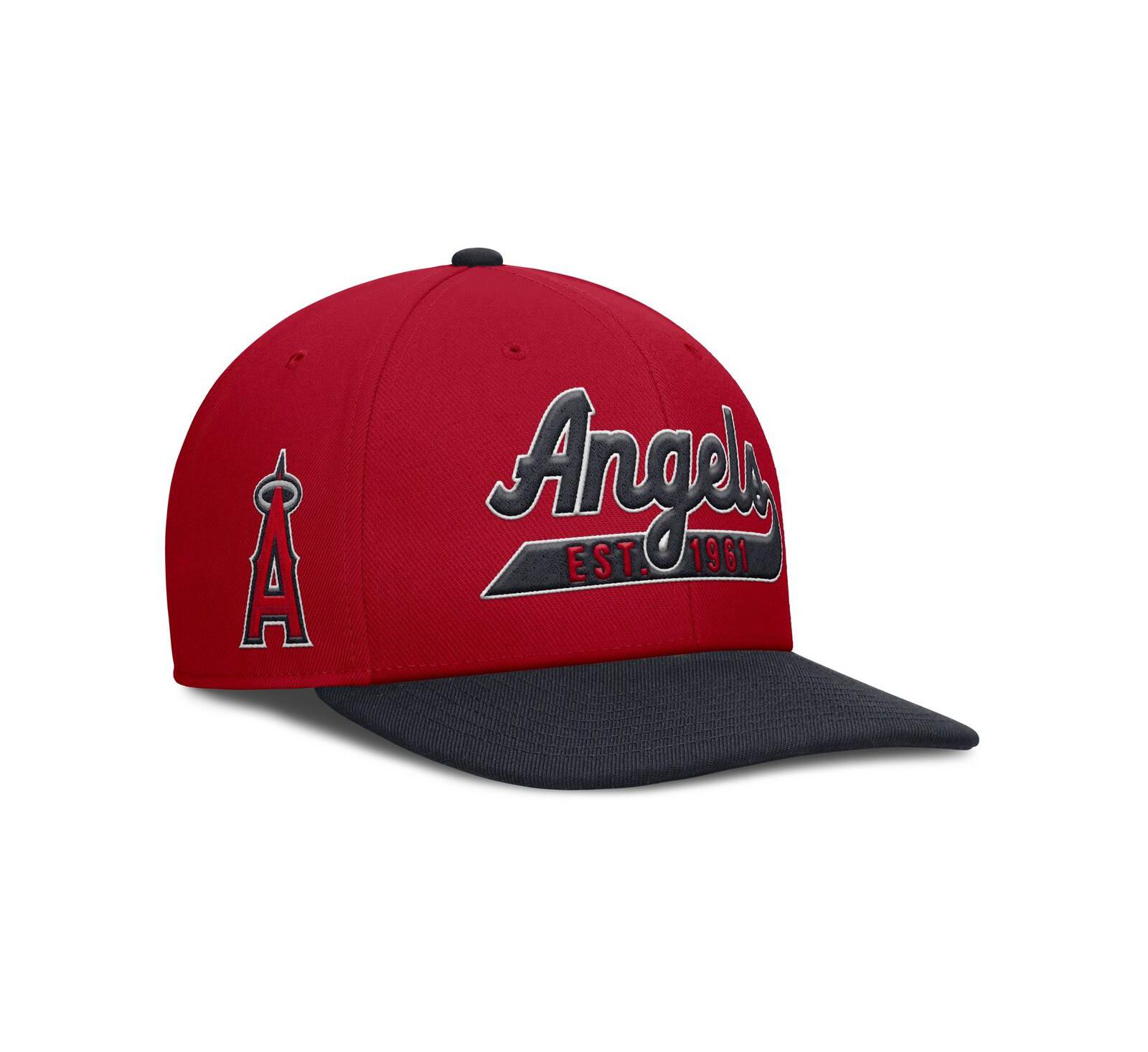 Nike Мужская кепка Nike Los Angeles Angels Pro Performance Snapback, Red/Navy