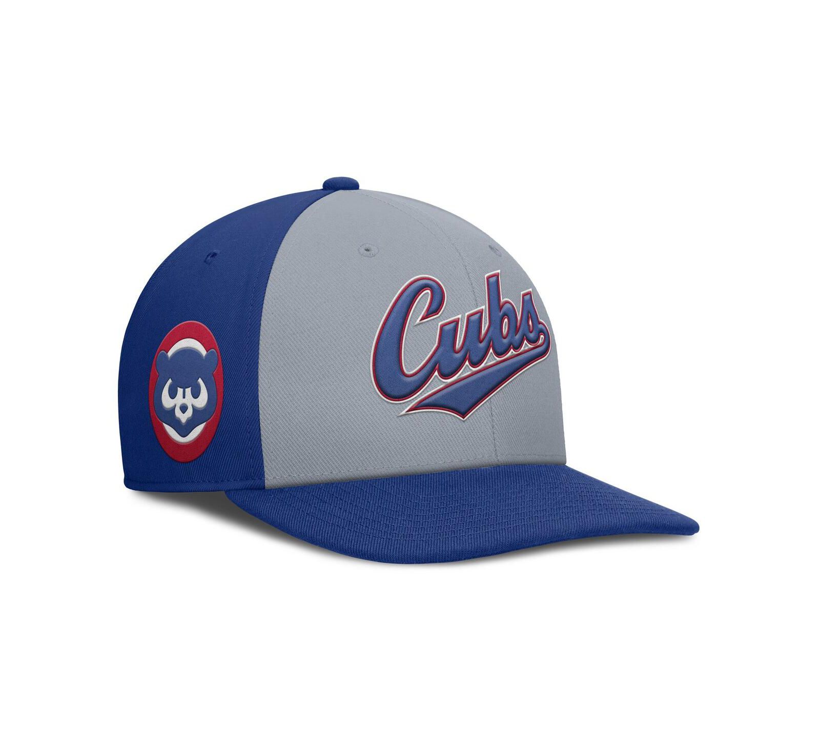 Nike Мужская серая/синяя кепка Chicago Cubs Pro Performance Snapback