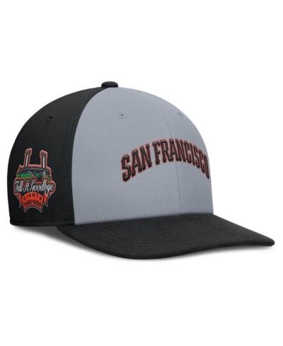 Nike Мужская кепка Snapback San Francisco Giants Pro Performance, серо-черная