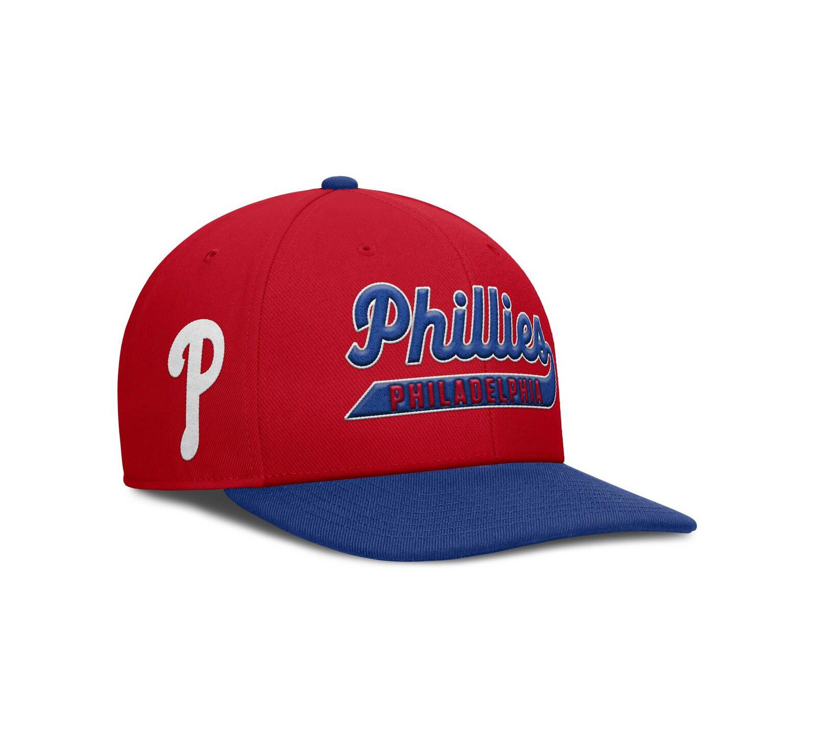 Мужская кепка Nike Red/Royal Philadelphia Phillies Pro Performance Snapback Hat