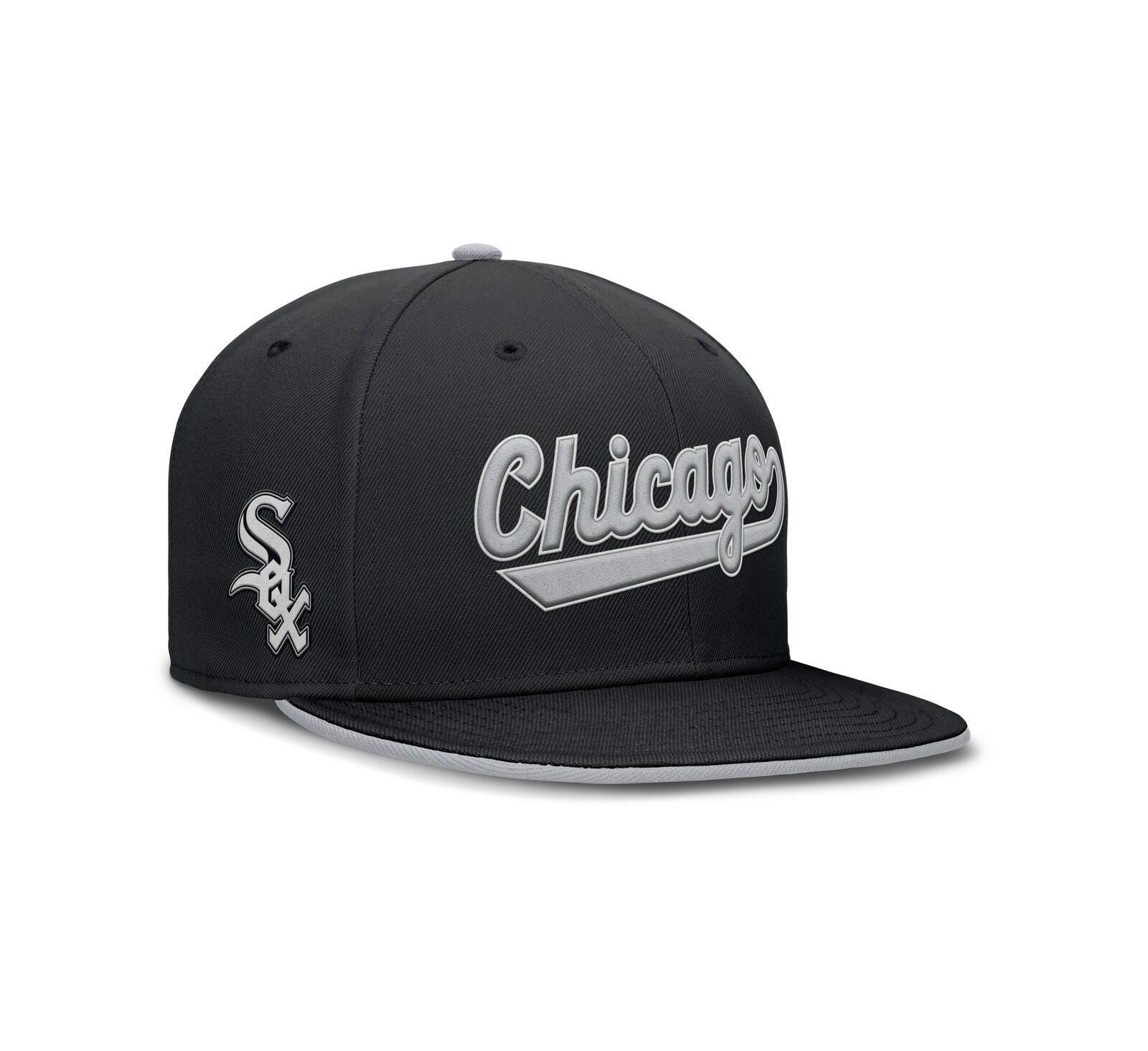 Nike Men's Black Chicago White Sox True Performance Fitted Hat
