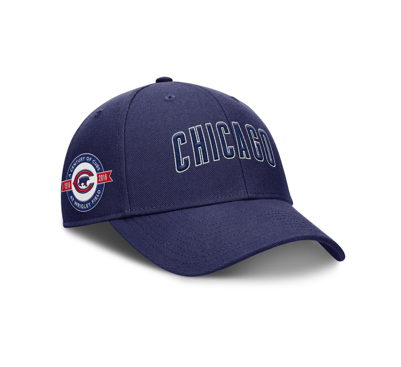 Nike Men's Navy Chicago Cubs Rise Gaberdine Adjustable Hat