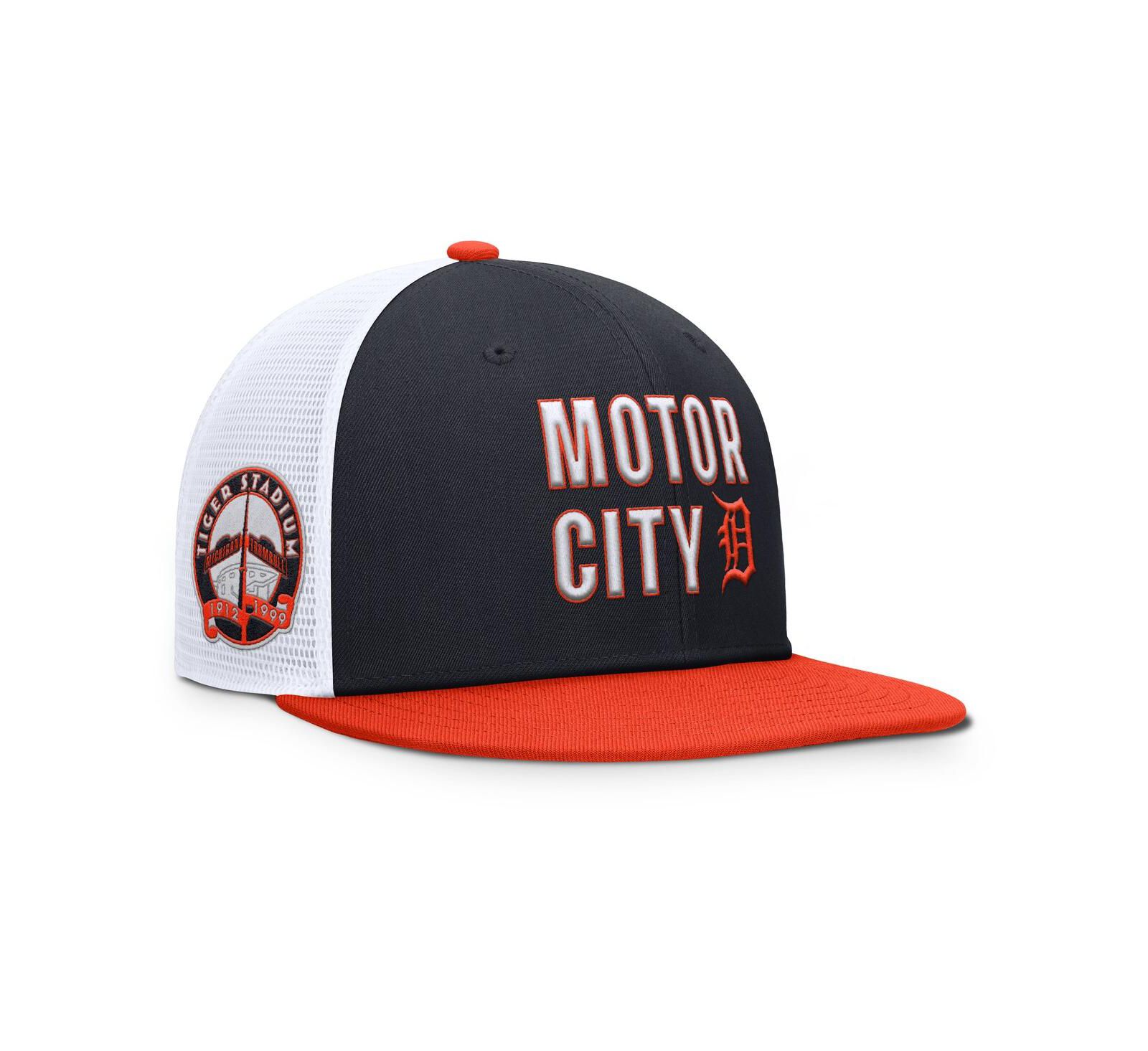 Nike Men's Navy/Orange Detroit Tigers Pro Trucker Snapback Hat