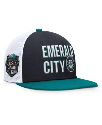 Мужская кепка Nike Navy/Aqua Seattle Mariners Pro Trucker Snapback