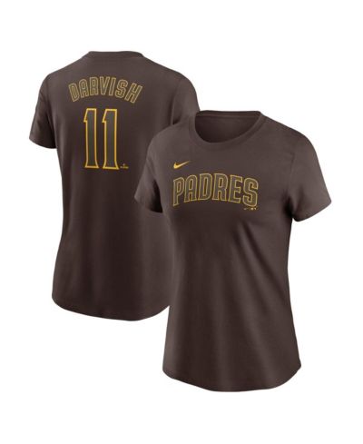 Женская футболка Nike Yu Darvish Brown San Diego Padres Fuse Name & Number