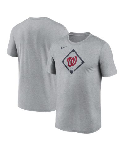 Nike Men's Heather Gray Washington Nationals Icon Legend Performance T-Shirt