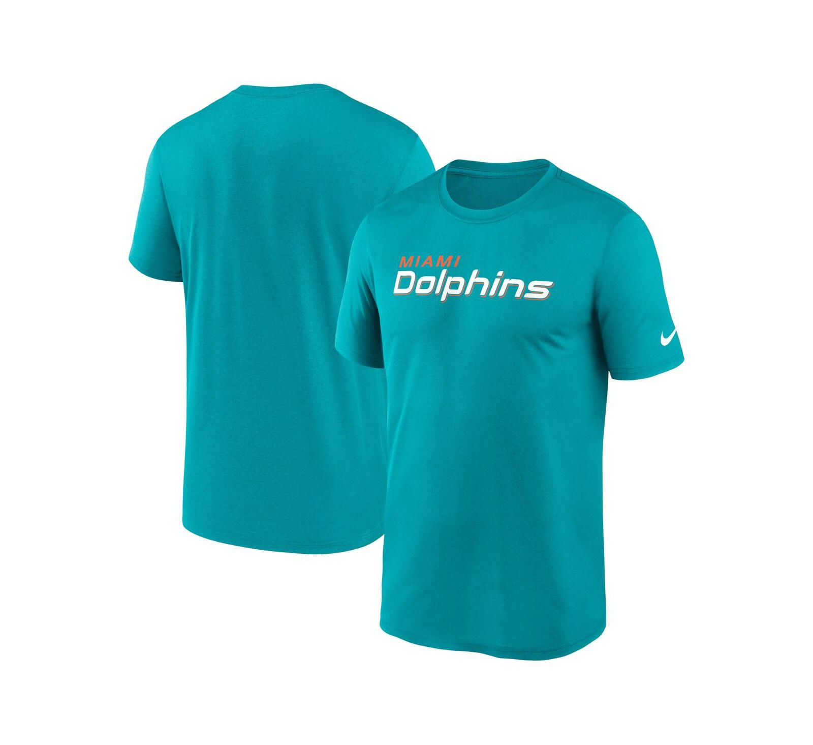 Мужская футболка Nike Aqua Miami Dolphins Primetime Legend Performance