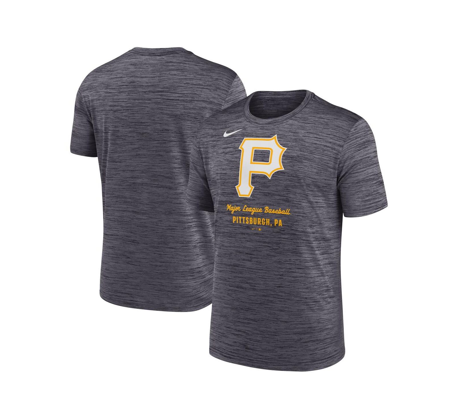 Nike Men's Gray Pittsburgh Pirates Velocity Performance T-Shirt
