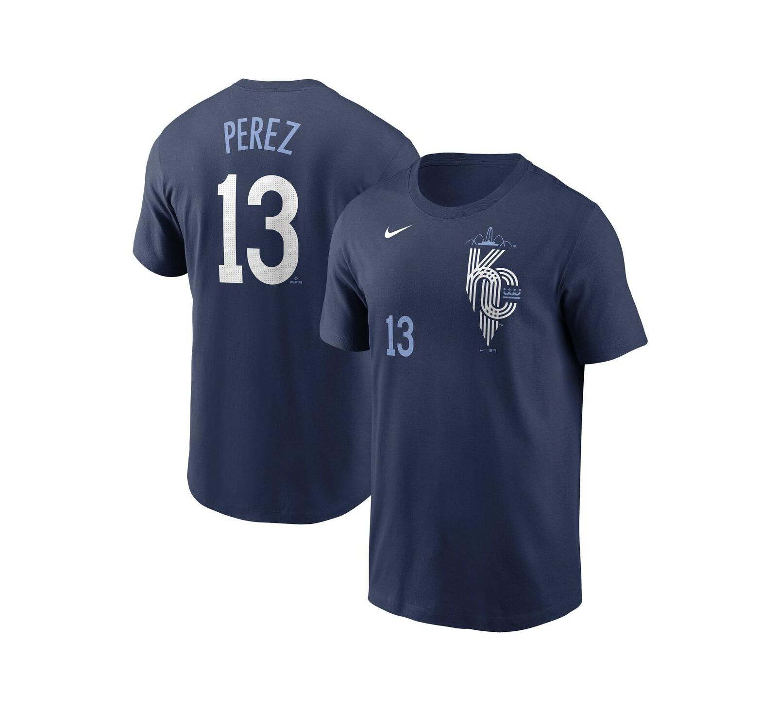 Мужская футболка Nike Salvador Perez Kansas City Royals 2024 City Connect Fuse