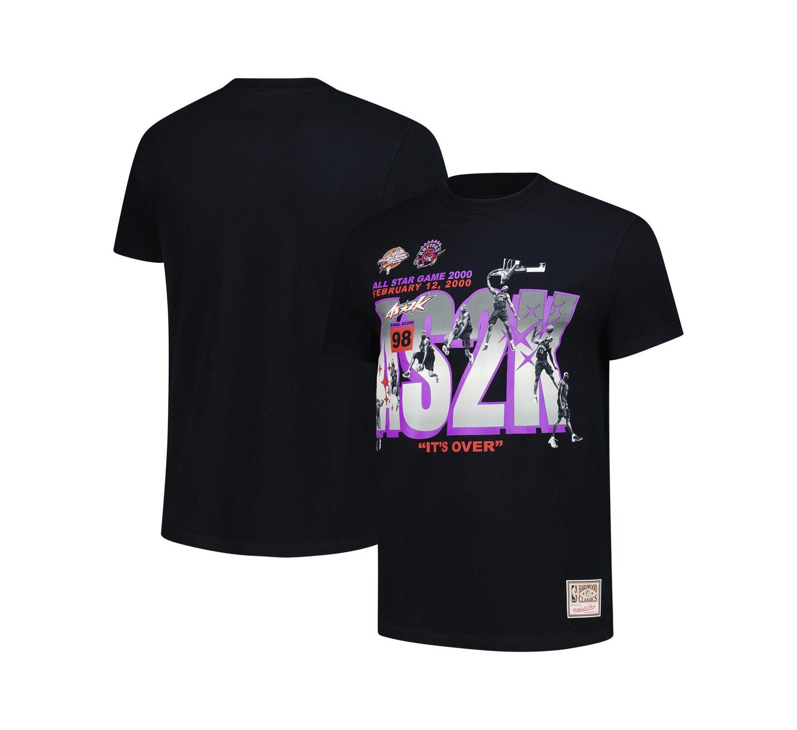 Mitchell & Ness Men's Vince Carter Black Toronto Raptors 2000 All-Star Game It's Over T-Shirt